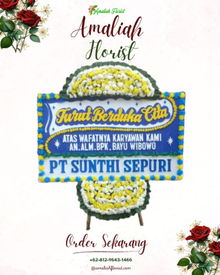 Papan Bunga Duka di Kayumalue Pajeko